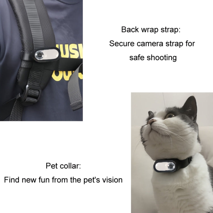 Magnetic Thumb Camera Portable HD Camera For Outdoor Cycling, Standard, Standard+Pet Silicone Collar Magnetic Thumb Camera Portable HD Camera For Outdoor Cycling, Standard, Standard+Pet Silicone Collar